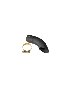 Coude échappement Diamètre 65 avec collier