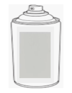 Aérosol Gris Ford 400ml x 4