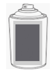 Aérosol primaire Gris 400ml x 4