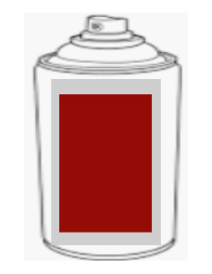 Aérosol primaire Rouge 400ml x 4