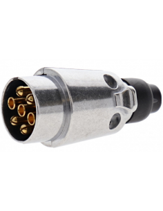 Fiche 7 pôles métal 12V 12N...