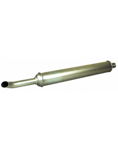 Silencieux Court Avec Couvercle Anti-pluie Pour Tracteur Fiat - Diamètre 45 Mm, Hauteur 500 Mm - Adaptable Réf. Originale 580710