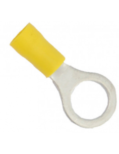 Cosse ronde M8 Jaune (Blister de 10)