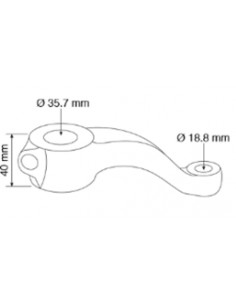 Bras de direction droit