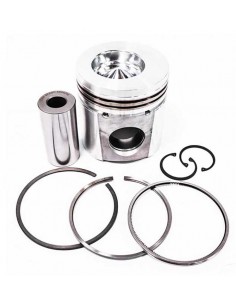 Piston avec segments + axe